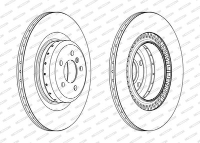 DISC FRANA FERODO DDF2624VC1 1