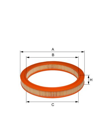 въздушен филтър HENGST FILTER E192L