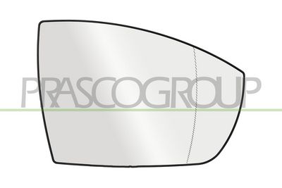 стъкло на огледало, външно огледало PRASCO FD7507503