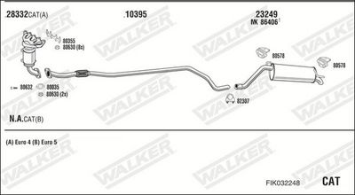 SISTEM DE ESAPAMENT WALKER FIK032248