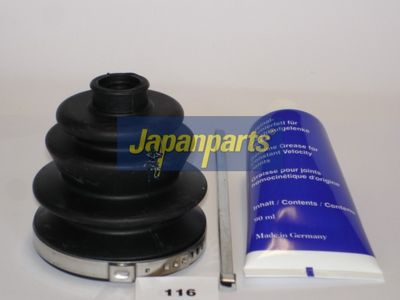JAPANPARTS Gofruotoji membrana, kardaninis velenas
