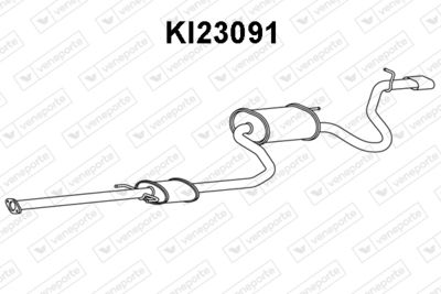 Глушитель выхлопных газов конечный VENEPORTE KI23091 для KIA PRO CEED