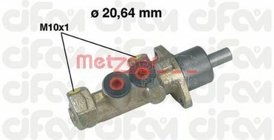 Спирачна помпа METZGER AUTOTEILE 202-242