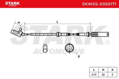 датчик, обороти на колелото STARK SKWSS-0350171