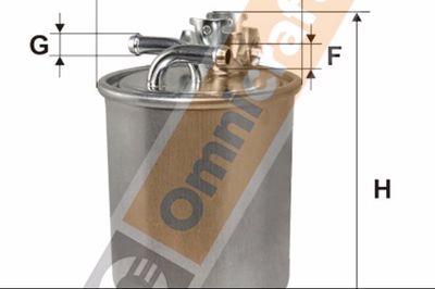 Топливный фильтр Omnicraft 2441352 для VW XL1