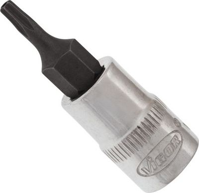 Vigor V2596N Nástrčná hlavice Torx® T9H 1/4"