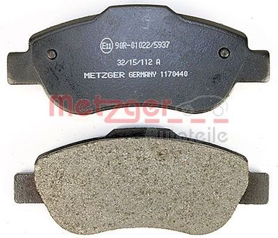 SET PLACUTE FRANA FRANA DISC METZGER AUTOTEILE 1170440 2