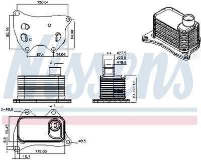 ÖLKüHLER MOTORöL NISSENS 91607 5