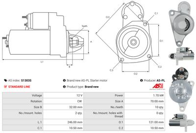 STARTER AS-PL S1303S 4