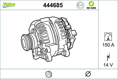 генератор VALEO 444685
