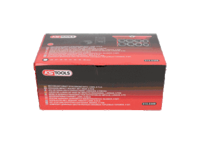 Ks Tools - Sada rázových nadstavcov, dlhé 1" 8ks
