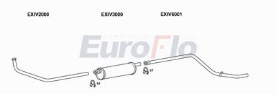 Układ wydechowy EUROFLO IVDAI25D7018C