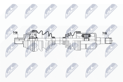 полуоска NTY NPW-WW-192