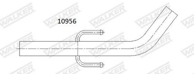 ABGASROHR WALKER 10956 1