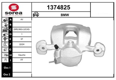 BREMSSATTEL SNRA 1374825