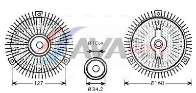 CUPLA VENTILATOR RADIATOR