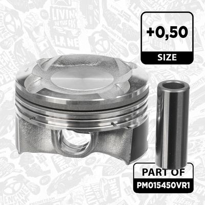 SET PISTOANE ET ENGINETEAM PM015450VR1 2