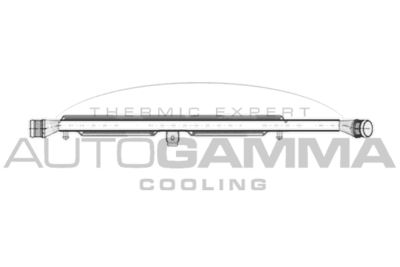 Интеркулер AUTOGAMMA 103768 для AUDI A6