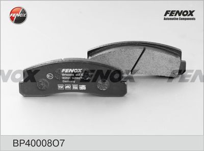 Комплект тормозных колодок, дисковый тормоз FENOX BP40008O7 для CHEVROLET NIVA