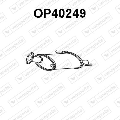 Глушитель выхлопных газов конечный VENEPORTE OP40249 для OPEL AGILA