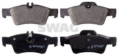 комплект спирачно феродо, дискови спирачки SWAG