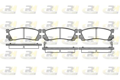 Комплект тормозных колодок, дисковый тормоз ROADHOUSE 2399.02 для MAZDA MPV