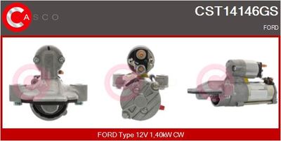 Стартер CASCO CST14146GS для FORD C-MAX