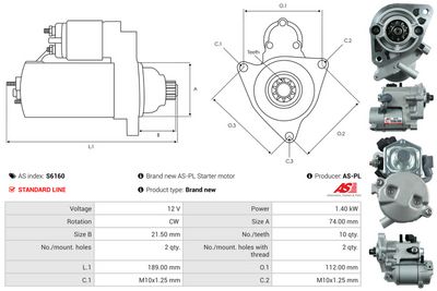 STARTER AS-PL S6160 4