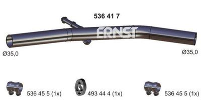 Rura wydechowa ERNST 536417