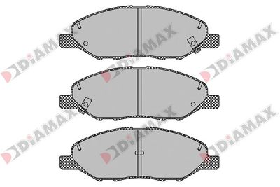 DIAMAX N09704 Тормозные колодки и сигнализаторы  для NISSAN TIIDA Наклонная задняя часть (C11) 1.5 dCi