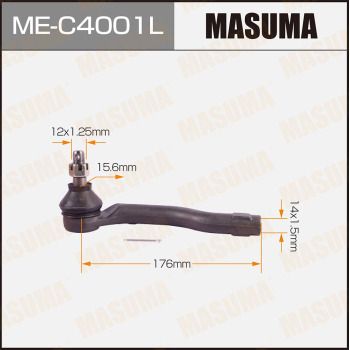 MASUMA ME-C4001L Наконечник рулевой тяги  для MAZDA 2 (DE_, DH_) 1.3 MZR