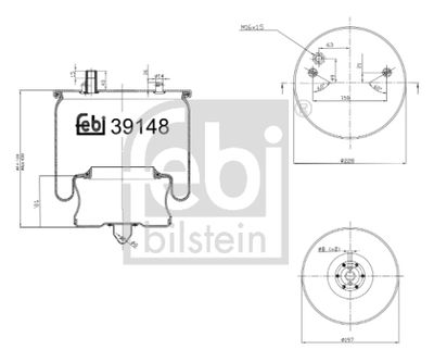 FEBI BILSTEIN Federbalg, Luftfederung