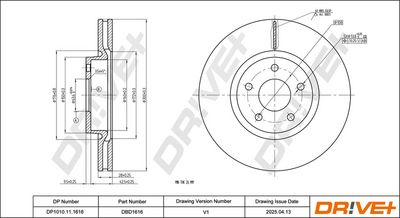 BREMSSCHEIBE DR!VE+ DP1010111616 2