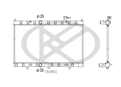 Radiator, racire motor Koyorad PL023078