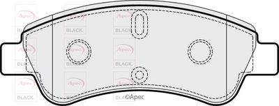 Brake Pad Set APEC PAD1198B