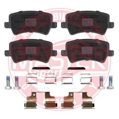 Zestaw klocków hamulcowych, hamulce tarczowe MASTER-SPORT GERMANY 13046027222N-SET-MS