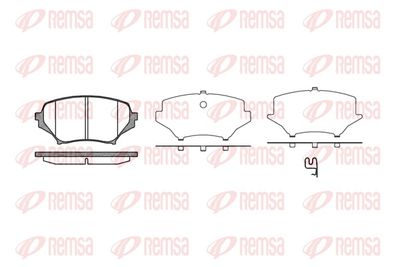 Brake Pad Set, disc brake 1189.01