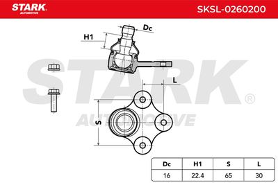 Шарнири STARK SKSL-0260200