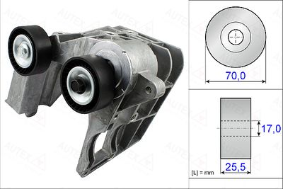AUTEX 654885 Натяжитель ремня генератора для FORD FIESTA