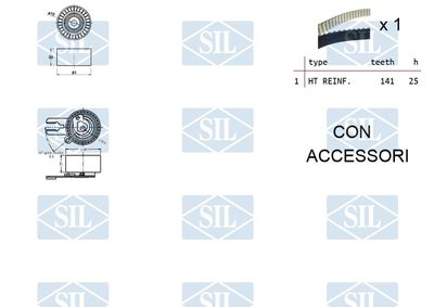 SET CUREA DE DISTRIBUTIE Saleri SIL TK1380 1