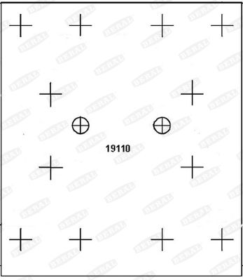 Bromsbelägg, sats, trumbroms BERAL KBL19109.9-1637