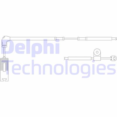 DELPHI LZ0184 Датчик износа тормозных колодок  для LAND ROVER RANGE ROVER III (L322) 4.4 4x4