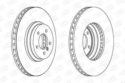 BREMSSCHEIBE CHAMPION 562519CH1 1