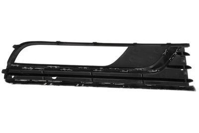 Voorbumper afdekking Voor Links (met mistlampgaten, chroom/zwart, COMFORTLINE) past: VW PASSAT B7 08.10-12.14