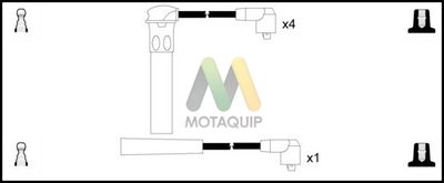 Комплект проводов зажигания MOTAQUIP LDRL379 для ROVER 25