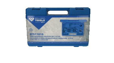 Brilliant Tools BT511015 Sada klínů na ozdobné lišty a čalounění, 6-dílná