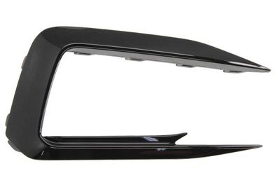 Bumperbekleding Voor Rechts (plastic, zwart glanzend, GLI) past: VW JETTA V USA 01.18-06.21