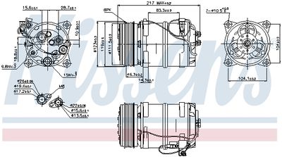 COMPRESOR CLIMATIZARE NISSENS 89249 4