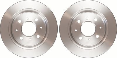 Brake disc Achter Links/Rechts past: HONDA CITY V, JAZZ III, JAZZ IV 1.2-1.5 07.08-