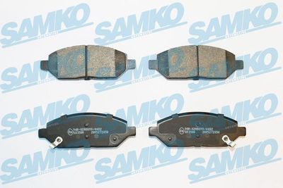 Комплект тормозных колодок, дисковый тормоз SAMKO 5SP2050 для OPEL KARL
